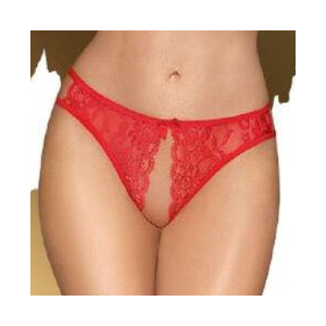 naughty valentine open panties red