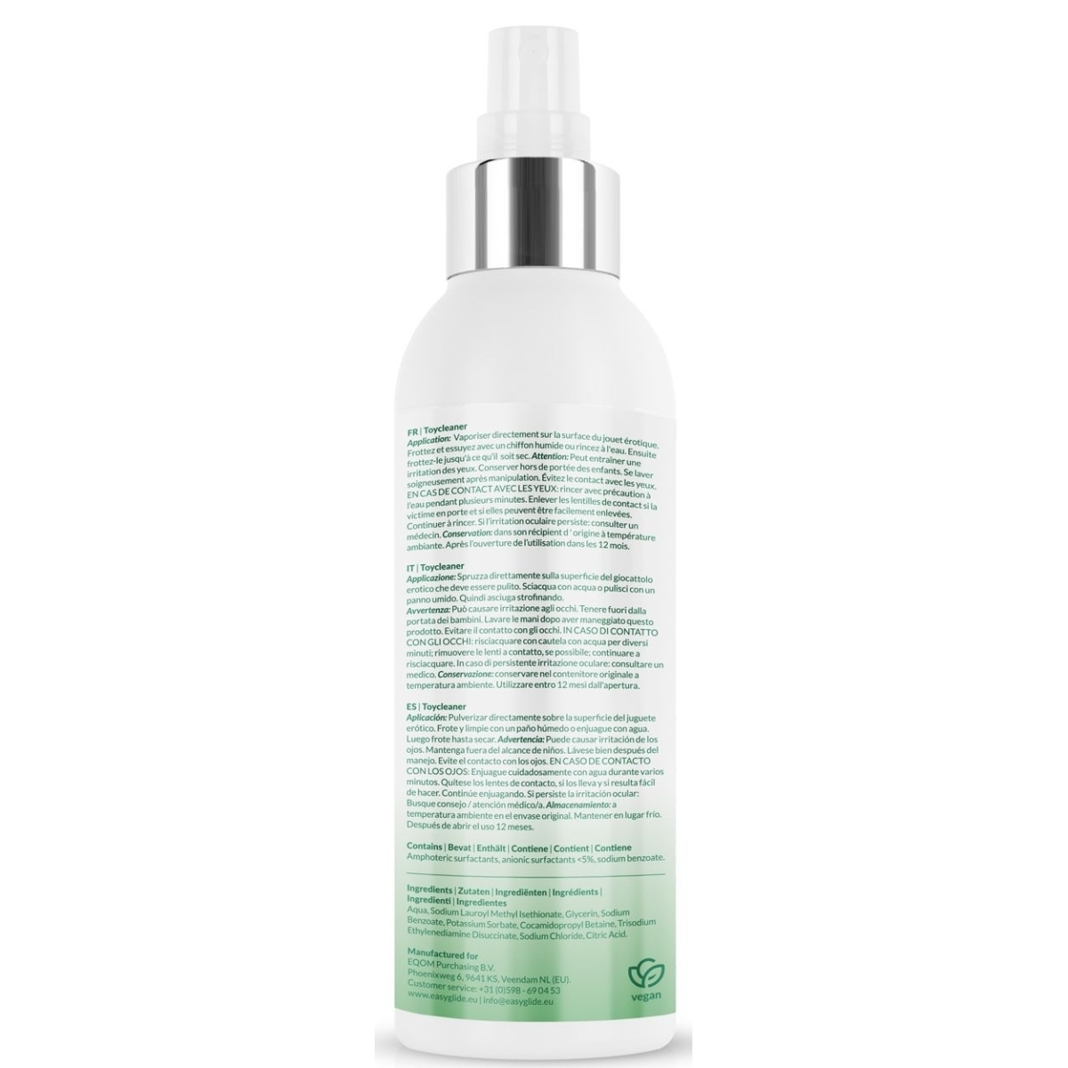 nettoyant pour sextoys sensitive easyglide 150 ml 3