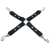 noeud bdsm en cuir avec crochets 1