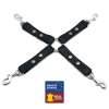 noeud bdsm en cuir avec crochets 2
