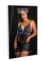 nuisette floral bleu royal 10