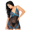 nuisette floral bleu royal 5