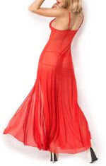 nuisette longue erica rouge 4