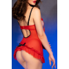 nuisette ouverte elina rouge 1