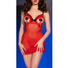 nuisette ouverte elina rouge