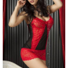 nuisette rouge et noire