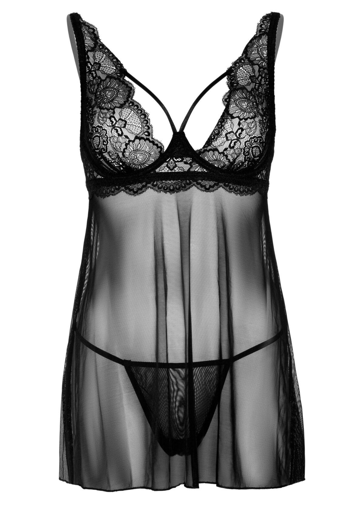 nuisette string underwire sheer noir 7 scaled
