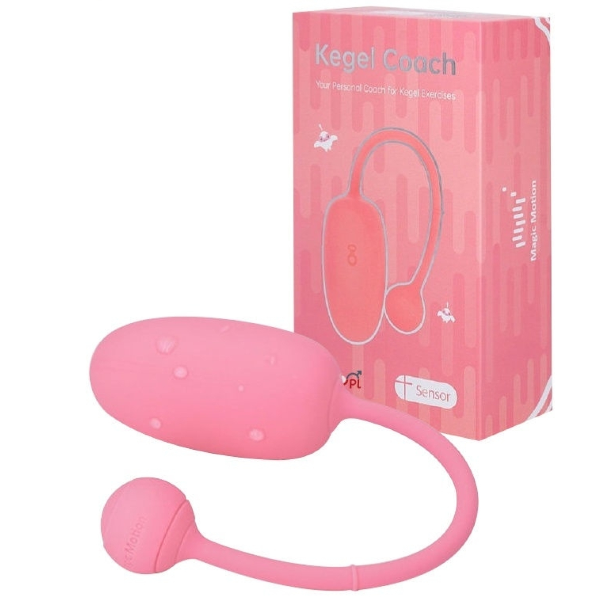oeuf vaginal connecte kegel coach 6 x 3cm 1
