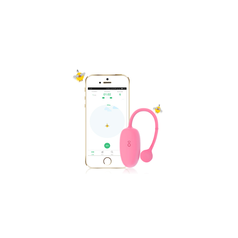 oeuf vaginal connecte kegel coach 6 x 3cm