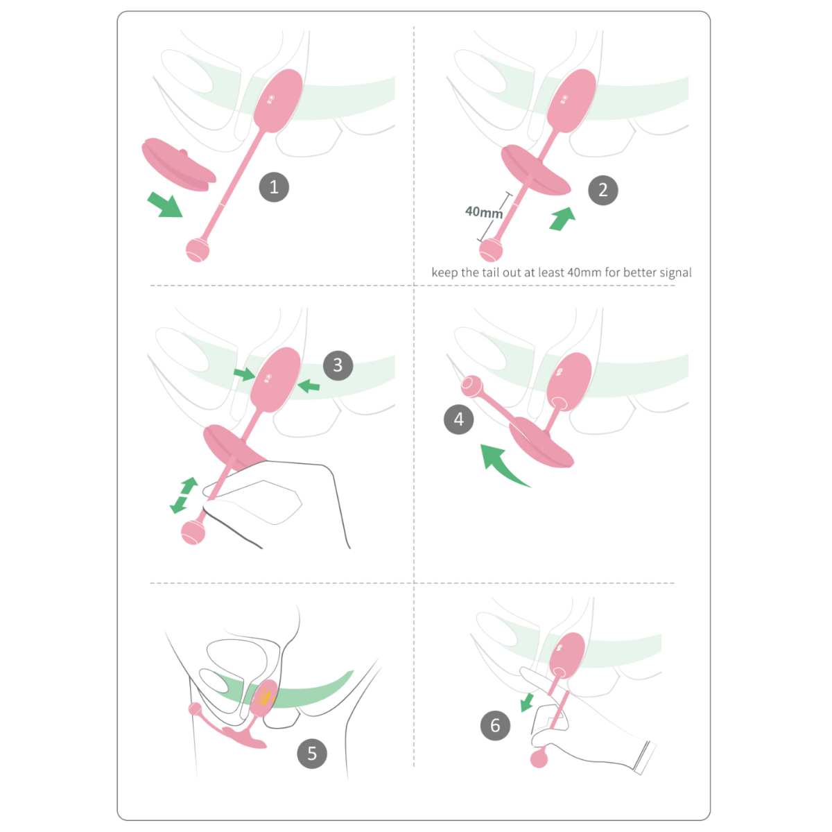 oeuf vaginal connecte kegel coach 6 x 3cm 9