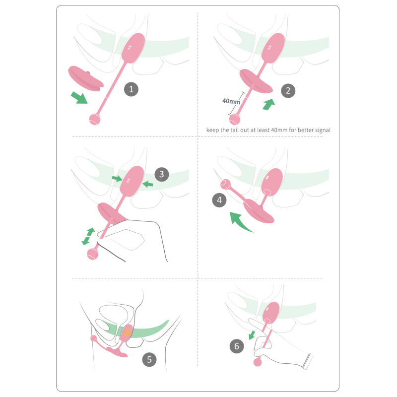 oeuf vaginal connecte kegel coach 6 x 3cm 9
