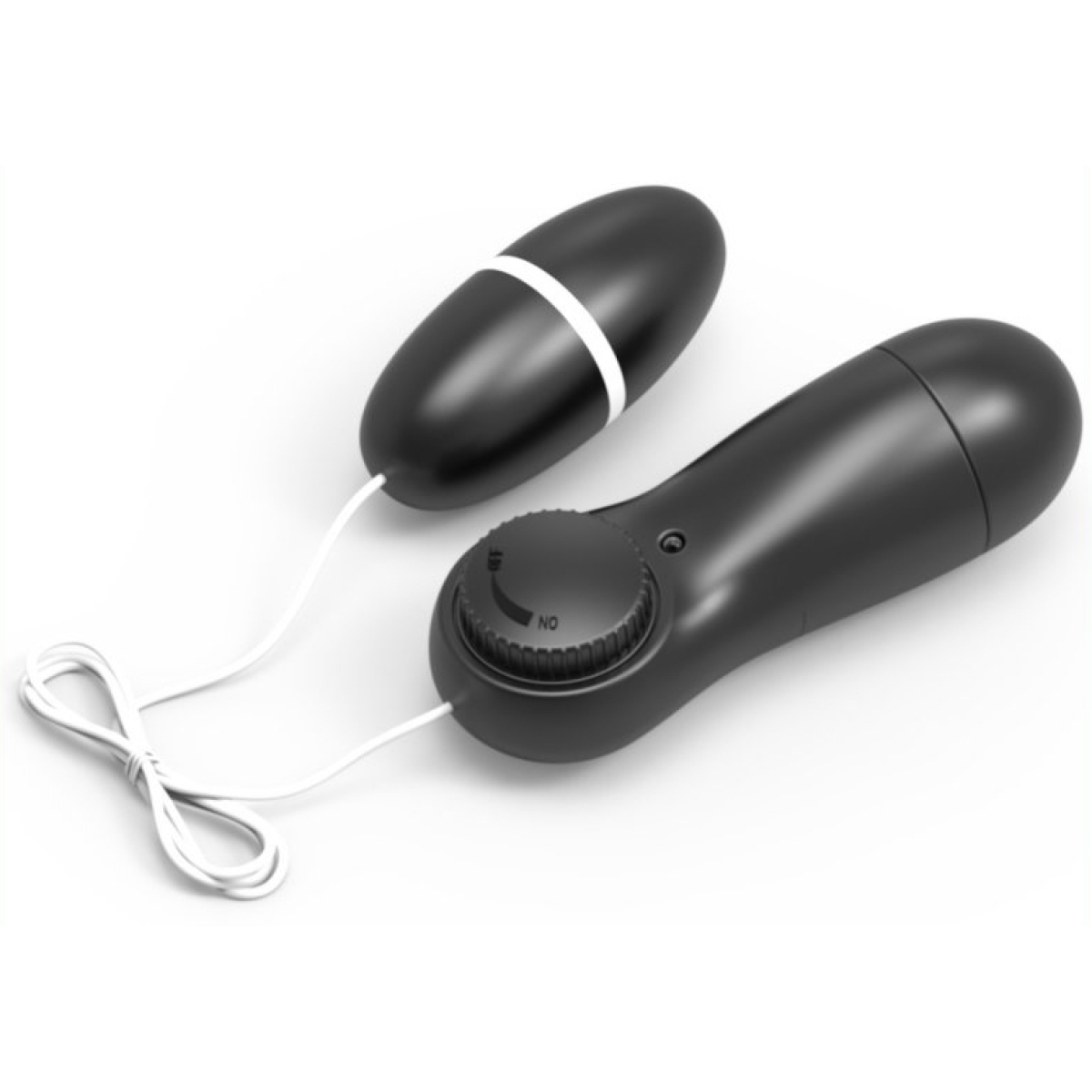 oeuf vibrant bullegg 6 x 25cm noir 1