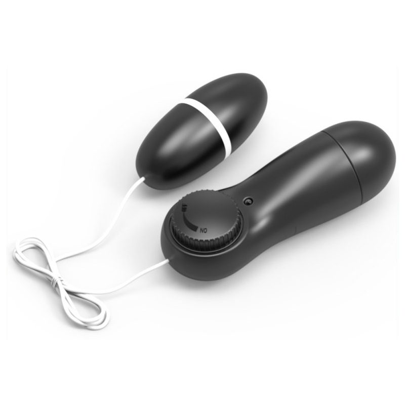 oeuf vibrant bullegg 6 x 25cm noir 1