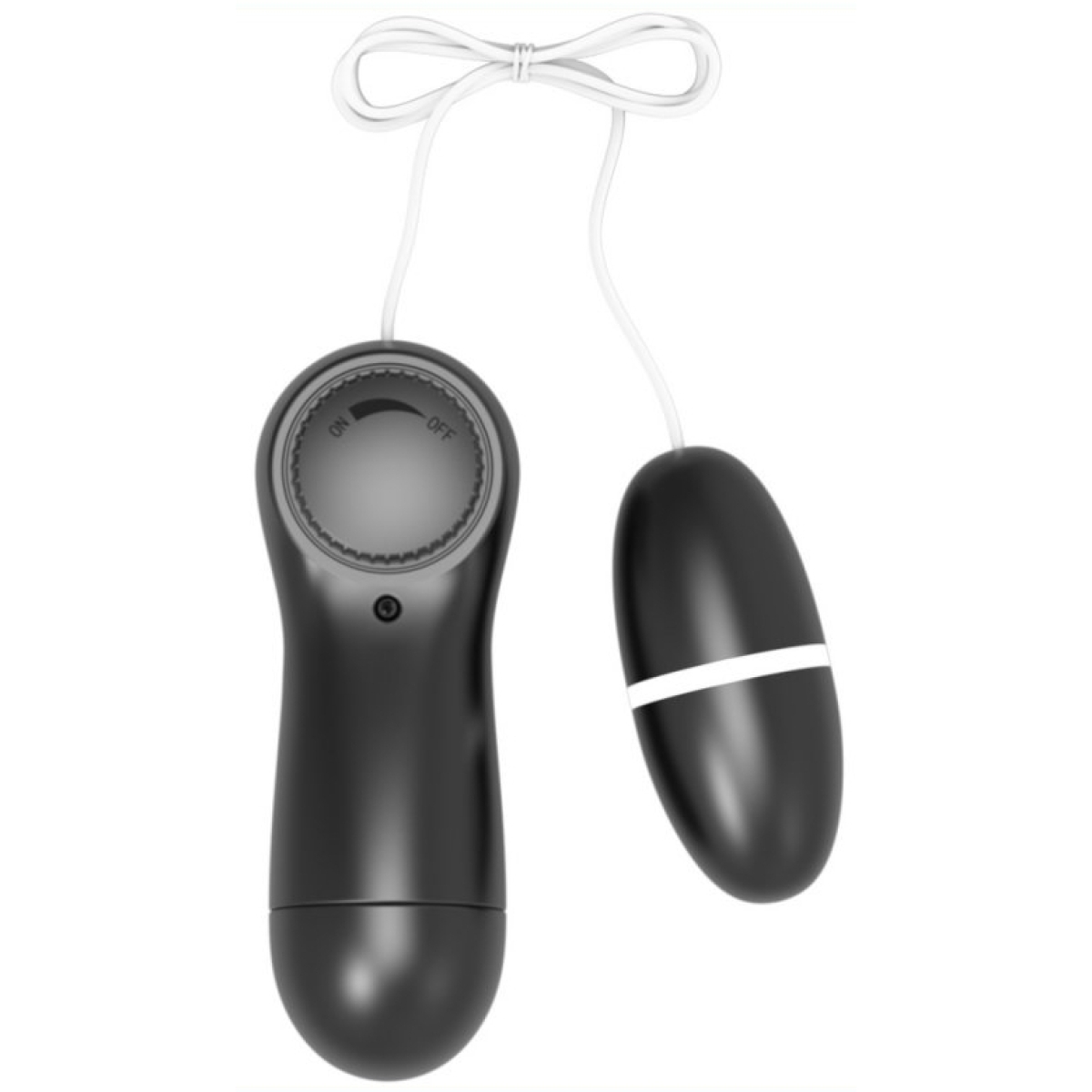 oeuf vibrant bullegg 6 x 25cm noir