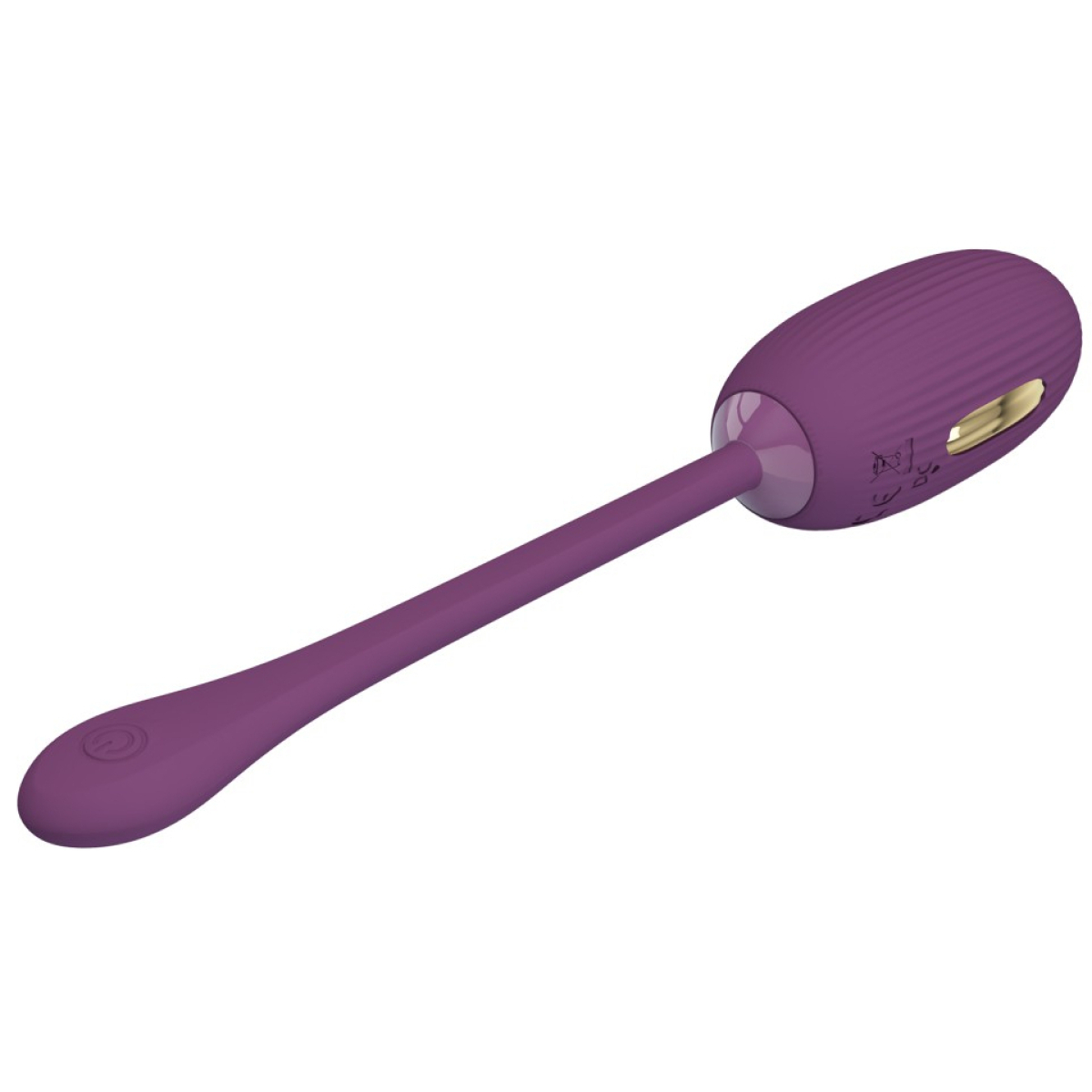 oeuf vibrant connecte electro doreen 7 x 34 cm prune 2