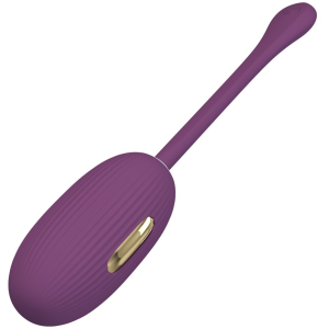 oeuf vibrant connecte electro doreen 7 x 34 cm prune