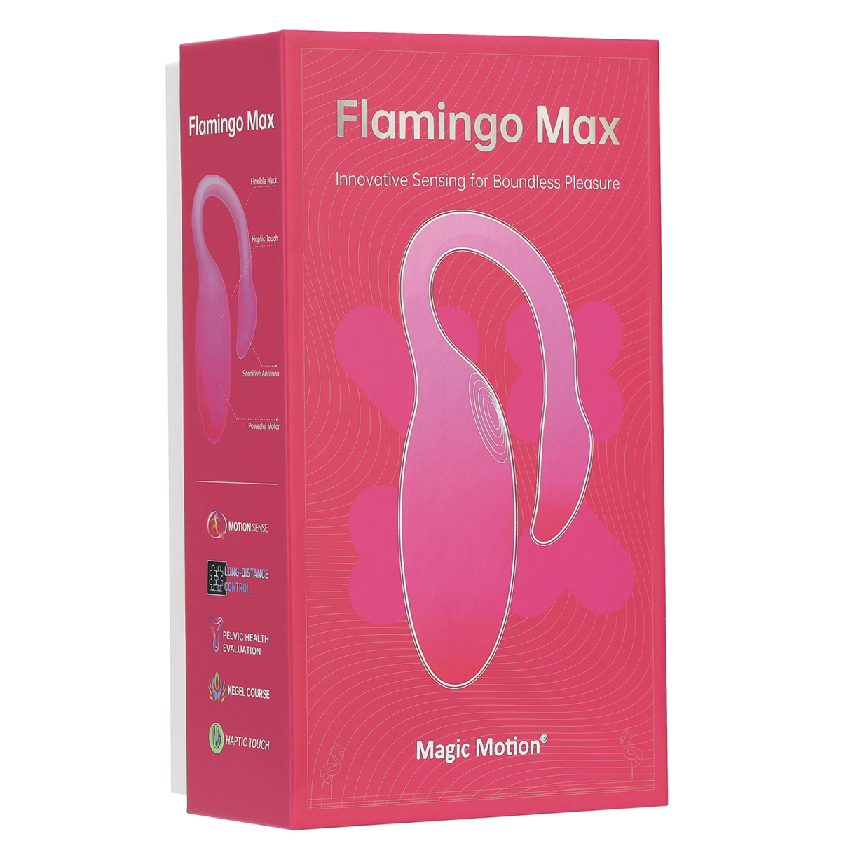 oeuf vibrant connecte flamingo max 75 x 32cm rose 1