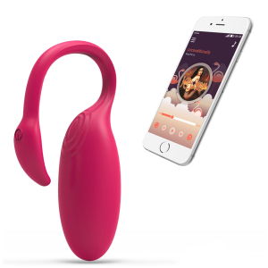 oeuf vibrant flamingo avec controle a distance 72 x 3 cm