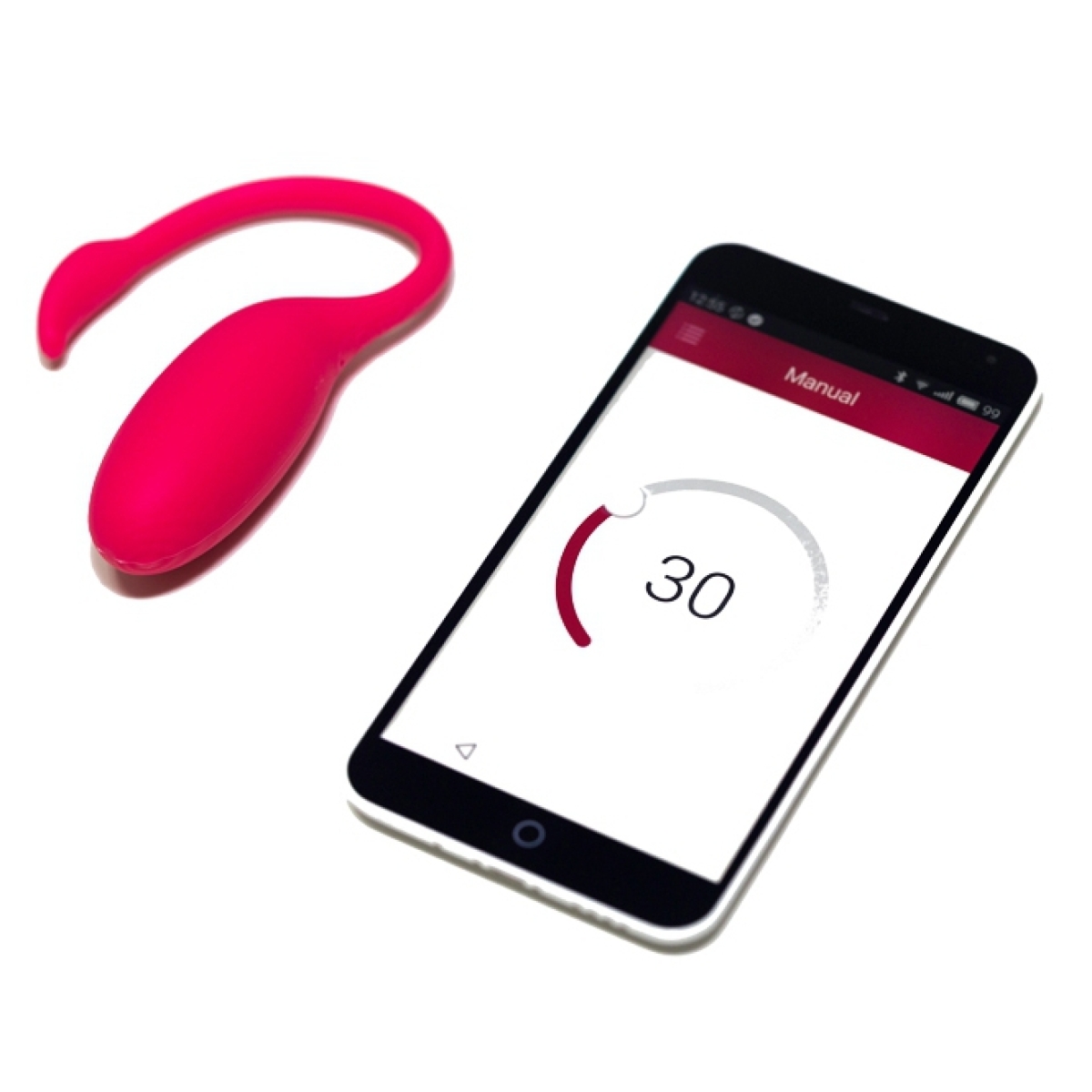 oeuf vibrant flamingo avec controle a distance 72 x 3 cm 4