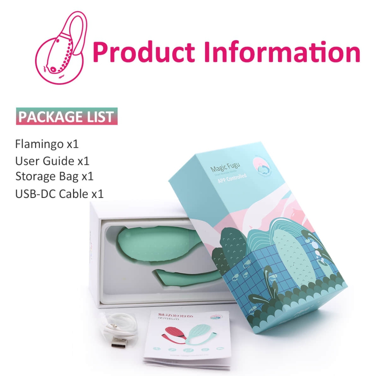 oeuf vibrant fugu controle a distance 7 x 35 cm vert 8