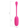 oeuf vibrant julius pretty love 78 x 33 cm rose 5