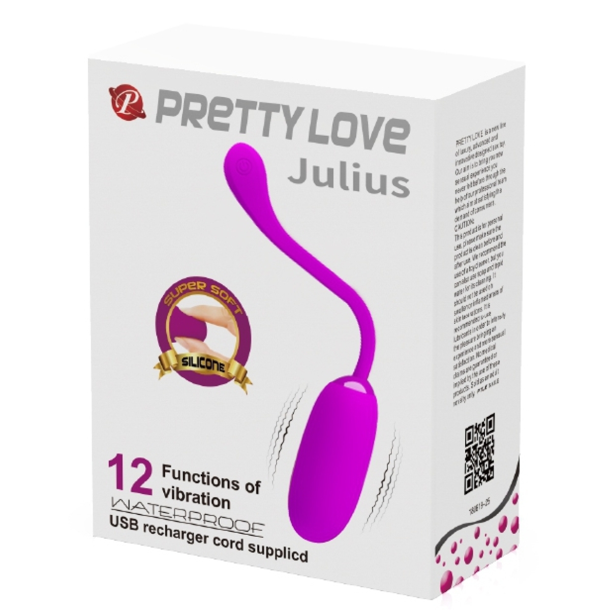 oeuf vibrant julius pretty love 78 x 33 cm violet 1