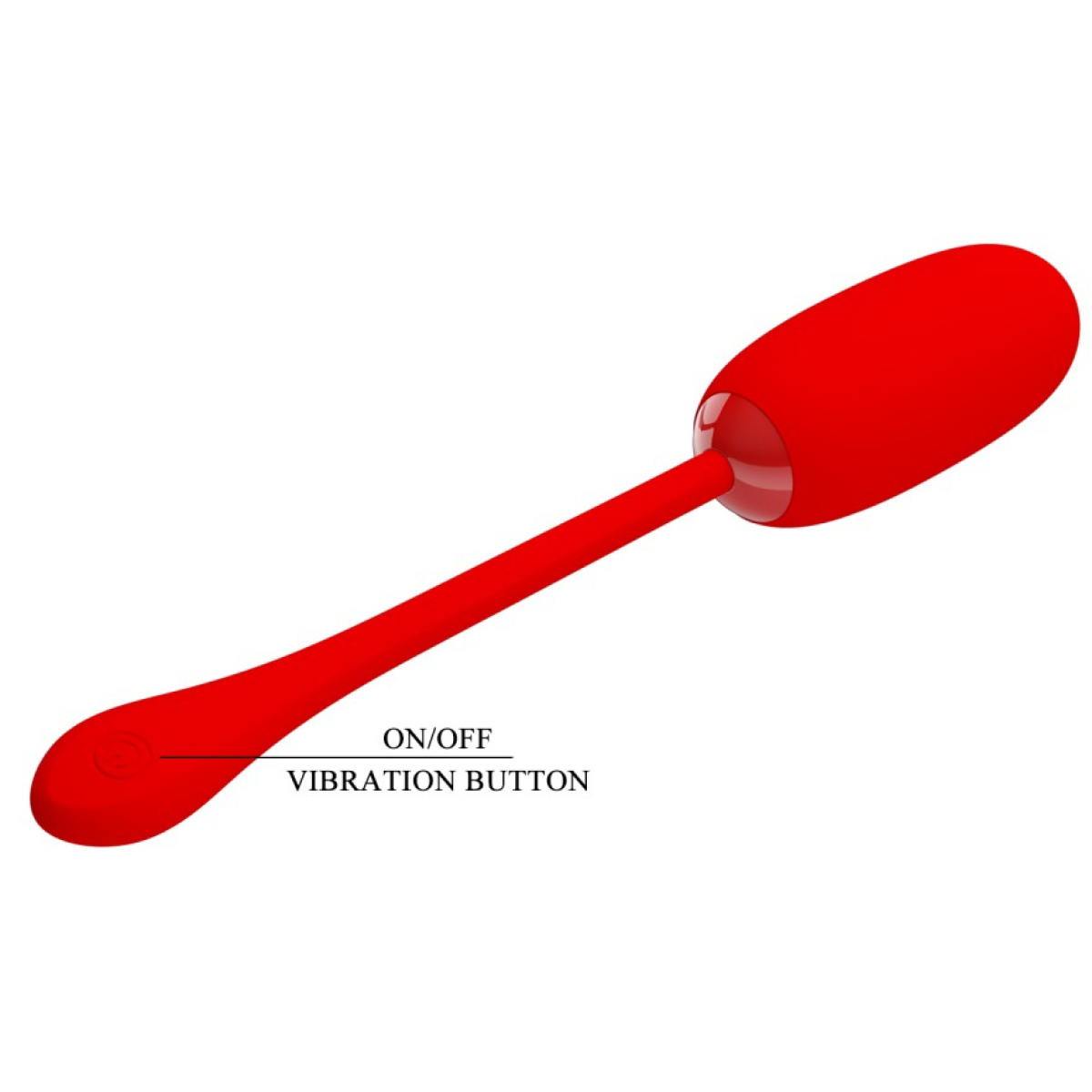 oeuf vibrant julius rouge 8 x 32cm 2