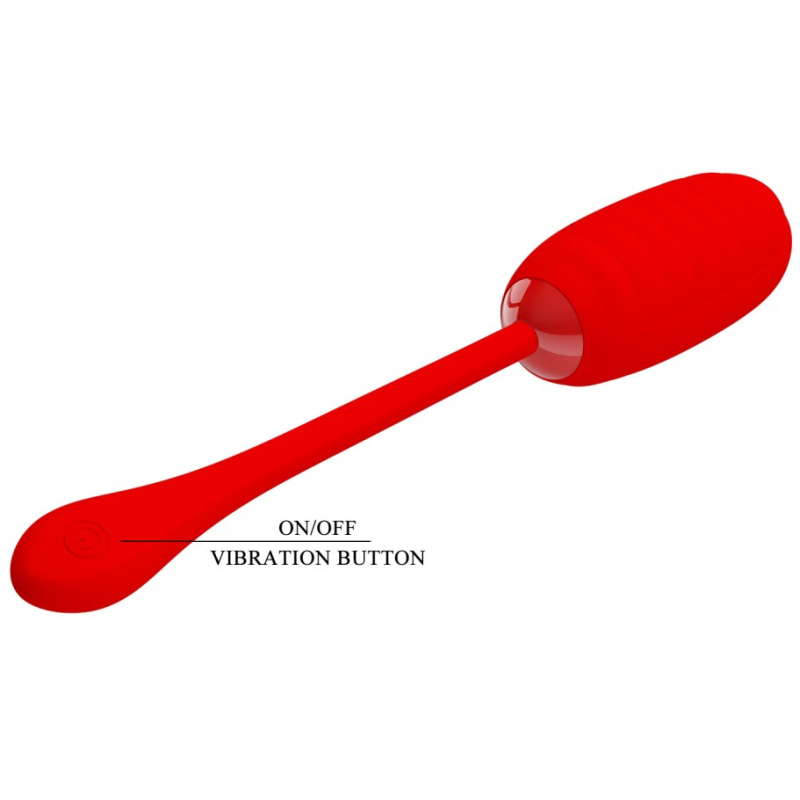 oeuf vibrant kirk 8 x 35cm rouge 2