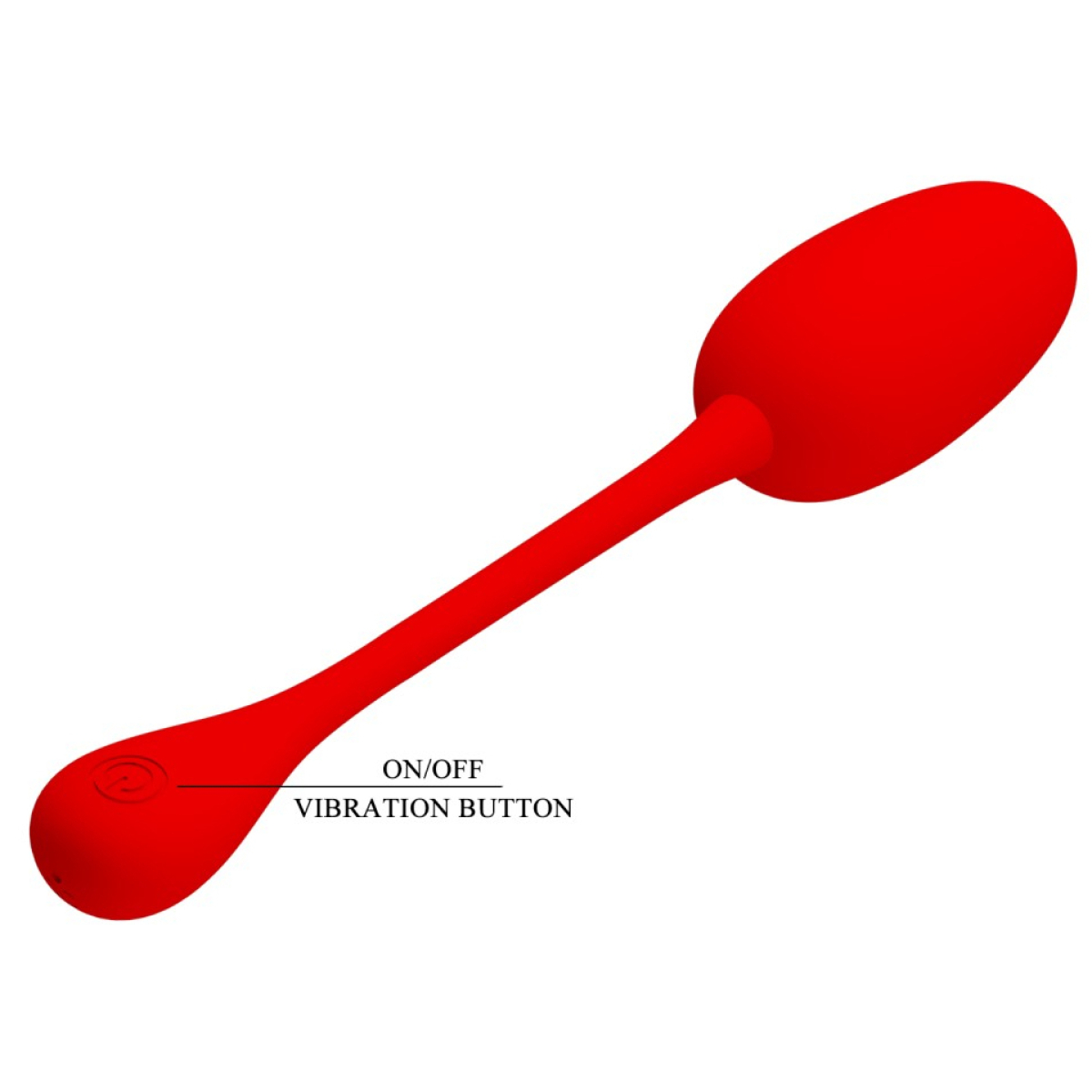 oeuf vibrant knucker 7 x 33cm rouge 3