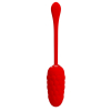 oeuf vibrant marina 8 x 33cm rouge