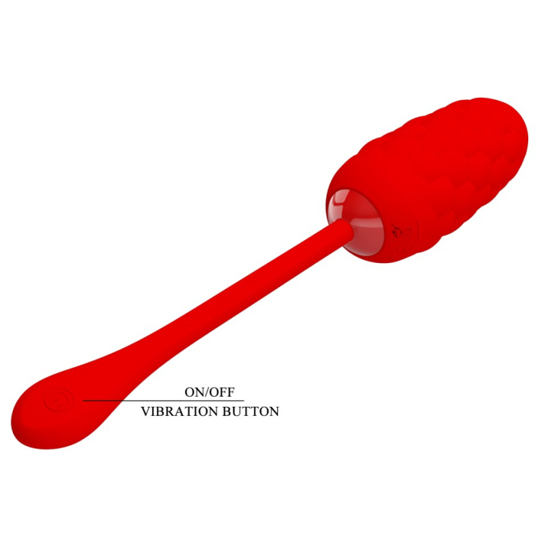 oeuf vibrant marina 8 x 33cm rouge 2