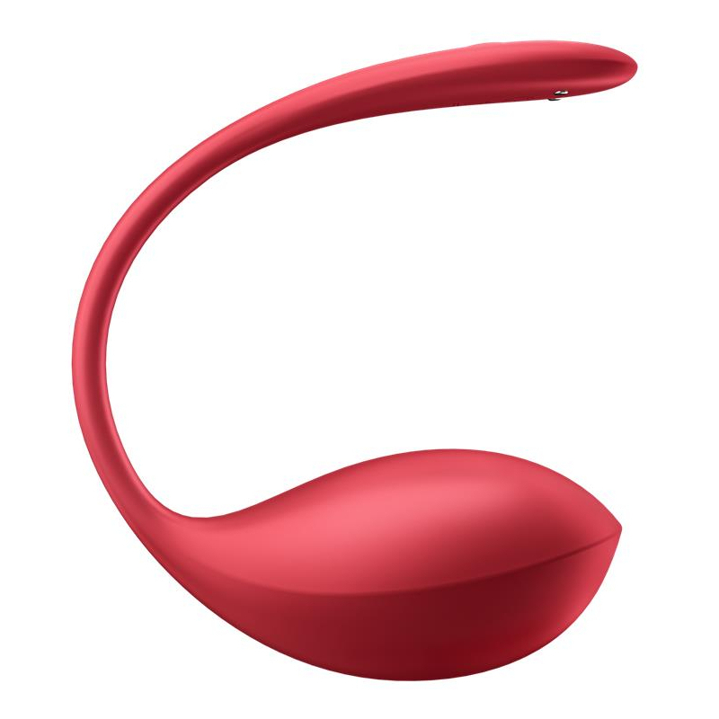 oeuf vibrant sans fil connecte shiny 8 x 4cm rouge 2