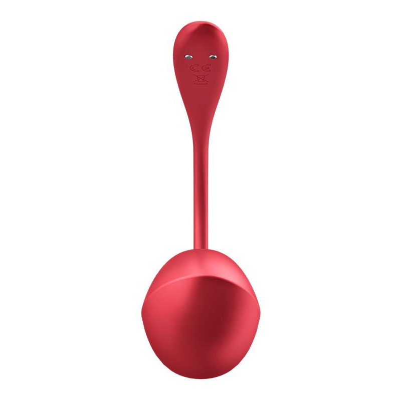 oeuf vibrant sans fil connecte shiny 8 x 4cm rouge 3