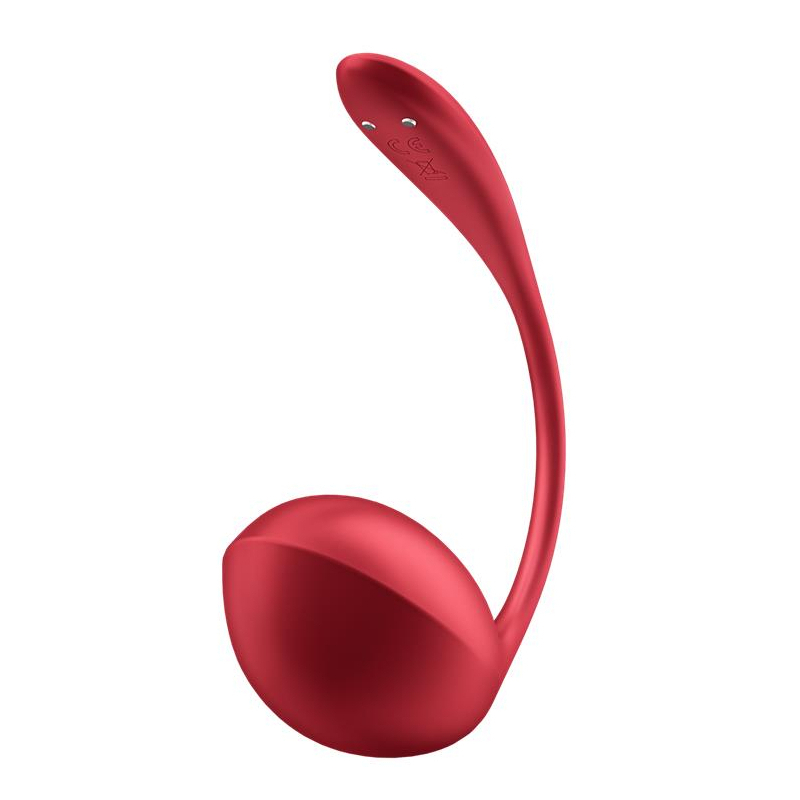 oeuf vibrant sans fil connecte shiny 8 x 4cm rouge 4