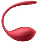oeuf vibrant sans fil connecte shiny 8 x 4cm rouge 9