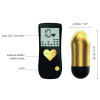 oeuf vibrant sans fil cry baby 75 x 3 cm gold 3