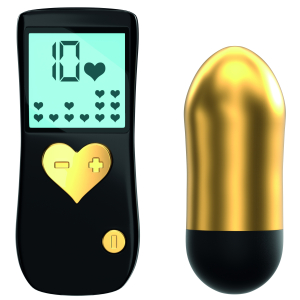 oeuf vibrant sans fil cry baby 75 x 3 cm gold
