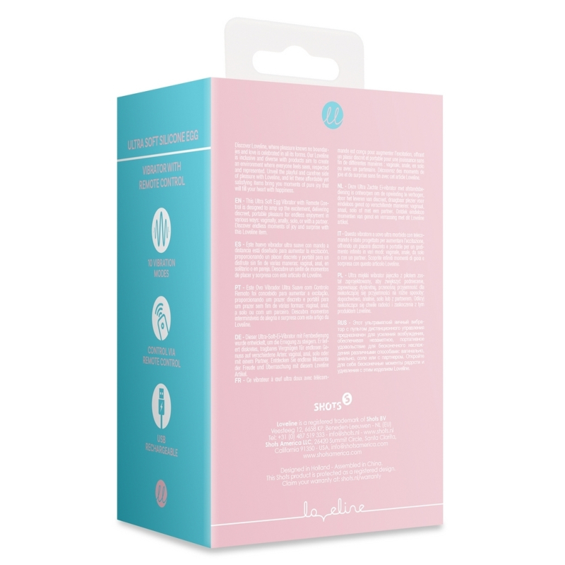 oeuf vibrant sans fil egg soft vibrator 8 x 33 cm rose 2