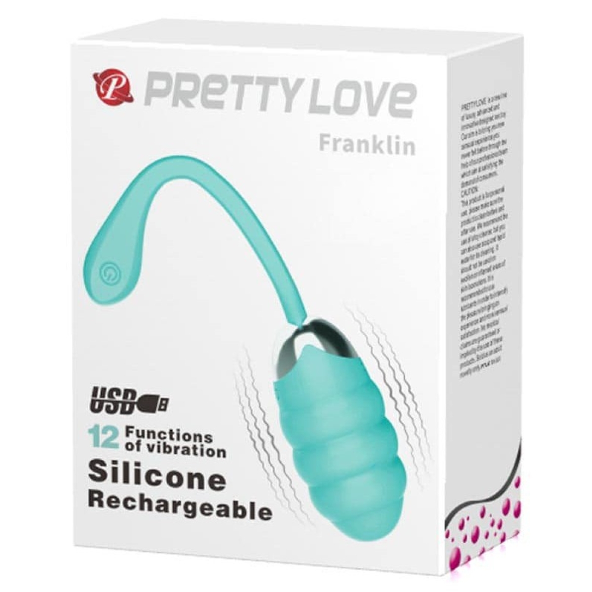 oeuf vibrant sans fil franklin turquoise 1