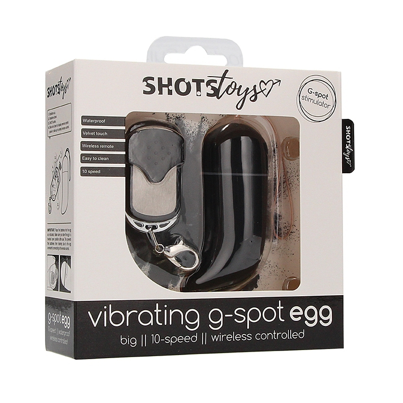 oeuf vibrant sans fil g spot curve 85 x 34cm noir 1