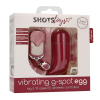 oeuf vibrant sans fil g spot curve 85 x 34cm rouge 1