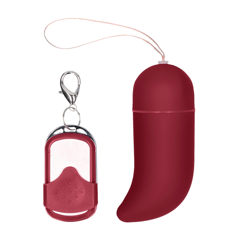 oeuf vibrant sans fil g spot curve 85 x 34cm rouge