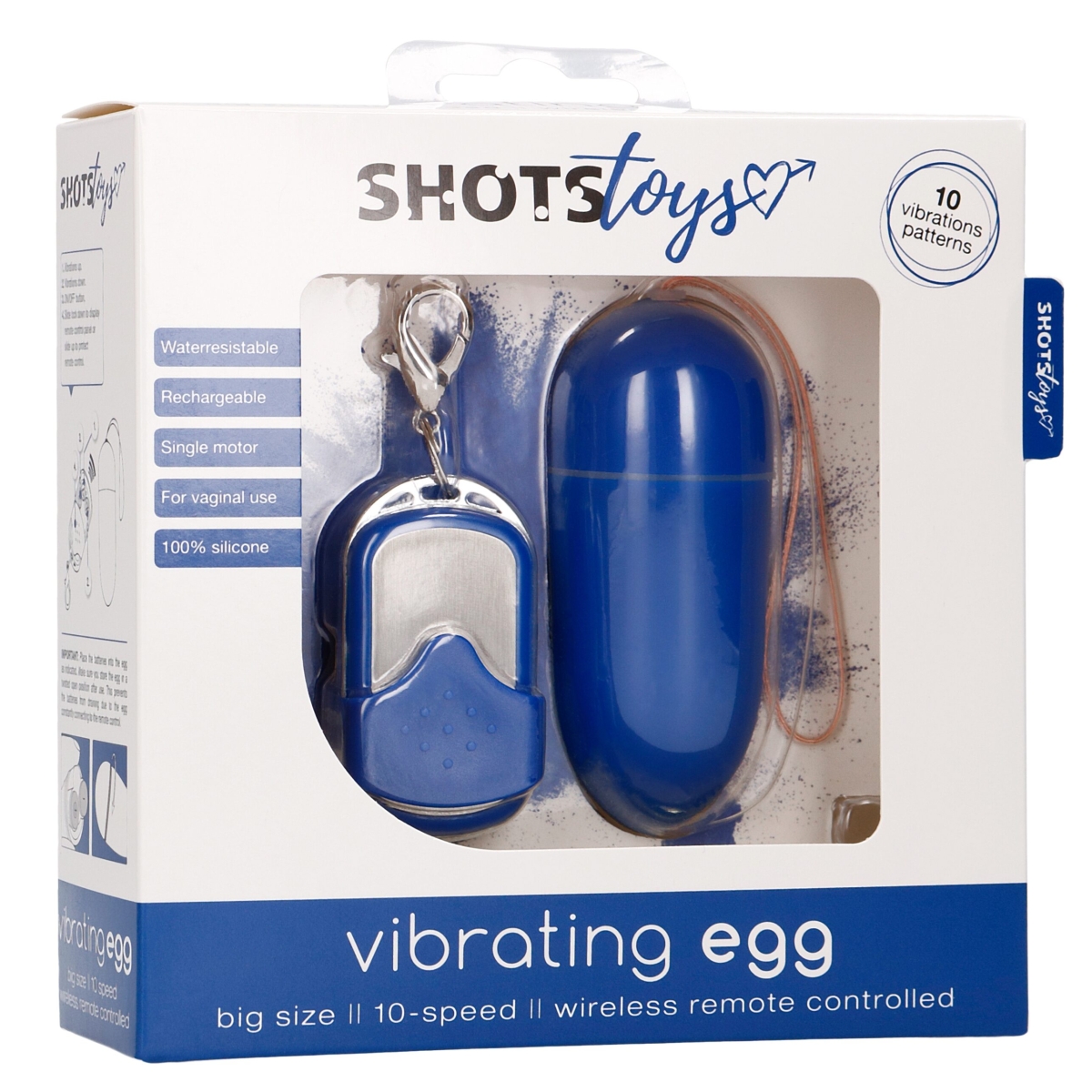 oeuf vibrant sans fil splash 8 x 34 cm bleu 1 scaled