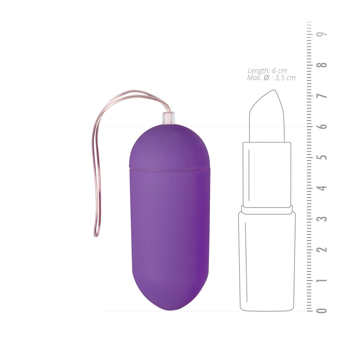 oeuf vibrant secret control violet 76 x 34 cm 2
