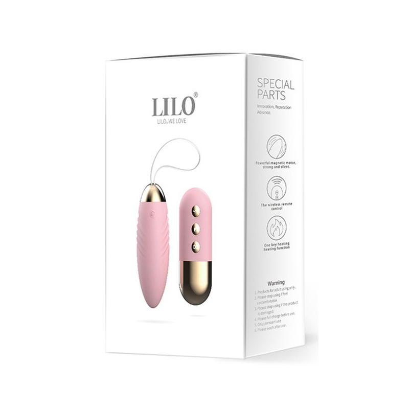 oeuf vibrant telecommande lilo bullet 85 x 35cm rose 1