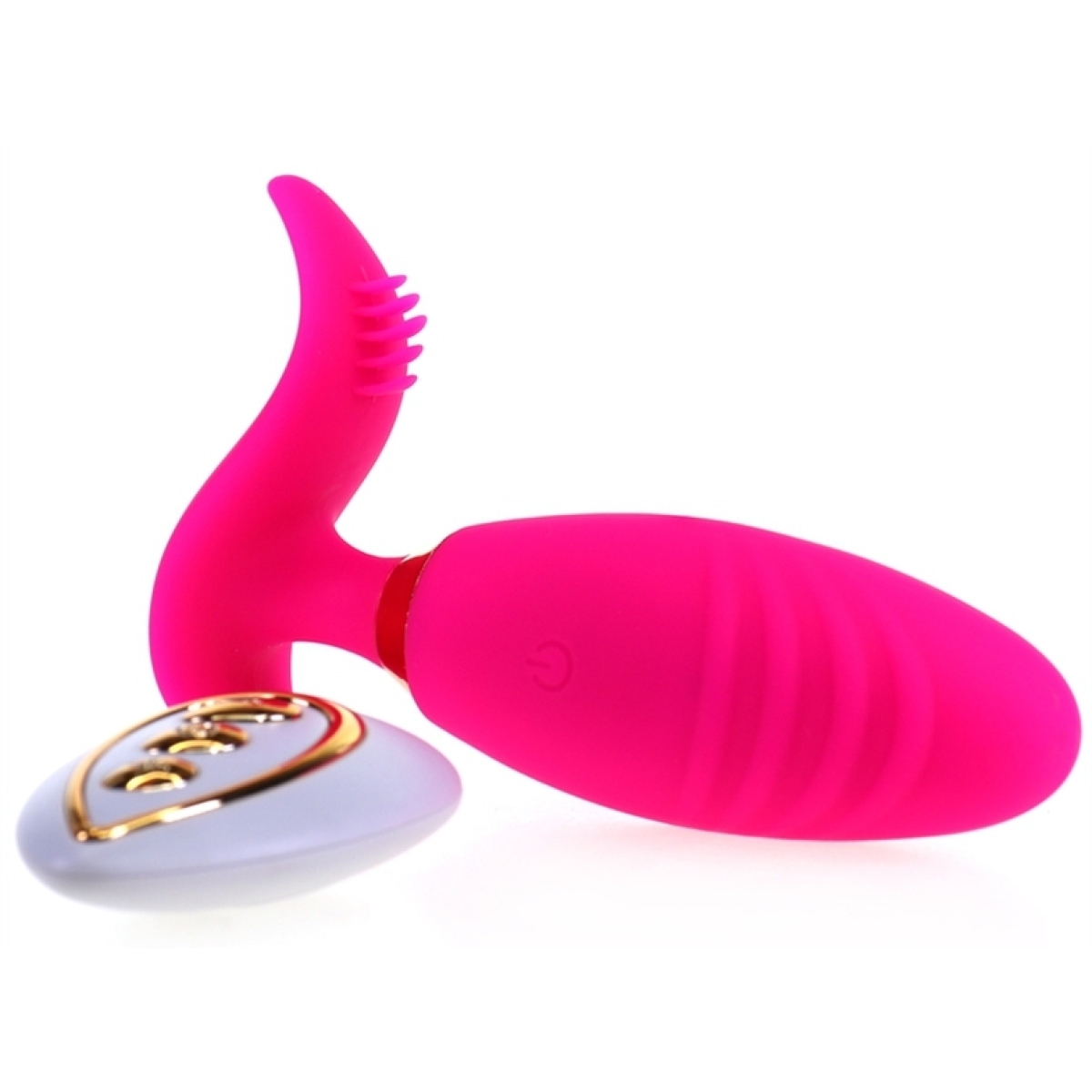 oeuf vibrant wavy sex 85 x 3cm rose 2