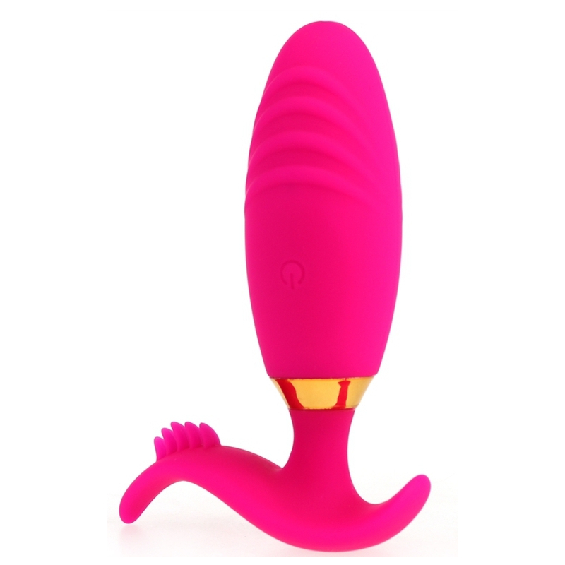 oeuf vibrant wavy sex 85 x 3cm rose 3