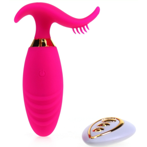 oeuf vibrant wavy sex 85 x 3cm rose
