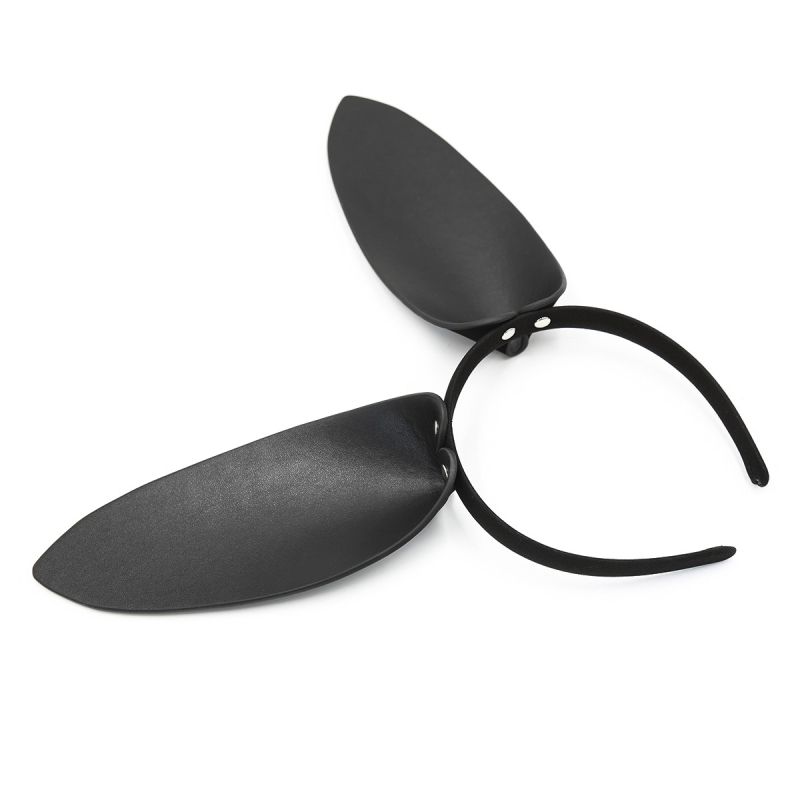 oreilles de lapin bunny simili noir 4