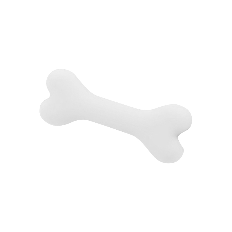 os puppy en silicone bone blanc